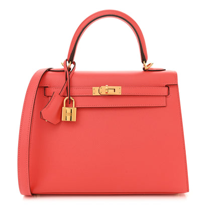 Hermes Epsom Kelly Sellier 25 Rose Jaipur 1 of 11