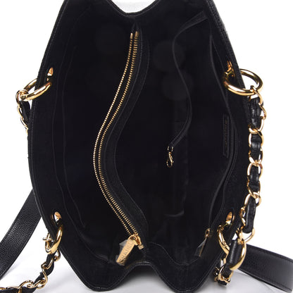 Chanel Caviar Quilted Grand Shopping Tote GST Black 5 of 11