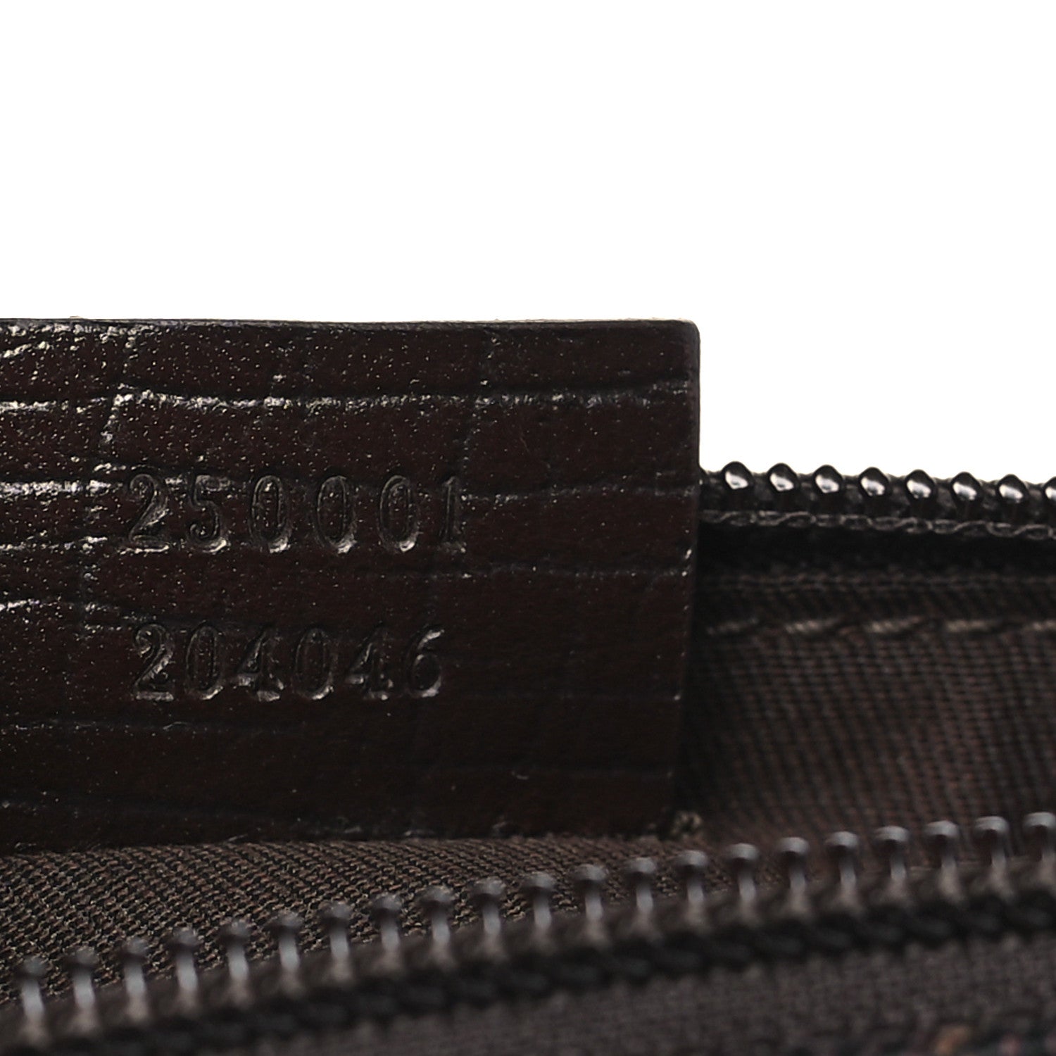 Gucci Denim Monogram Boat Pochette Dark Brown 7 of 13