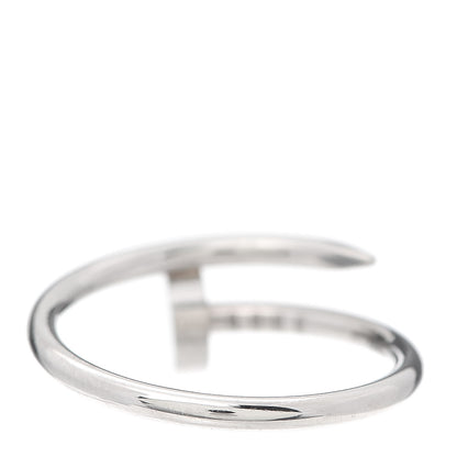 Cartier 18K White Gold Small Juste Un Clou Ring 53 6.25 3 of 7