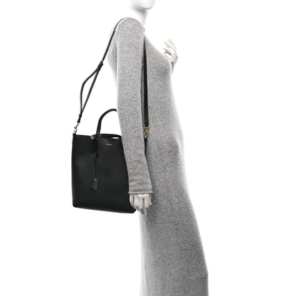 Saint Laurent Calfskin Toy Shopping Tote Black 2 of 11