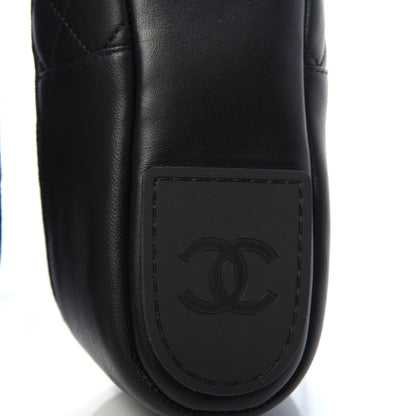 Chanel Lambskin Quilted Cap Toe Slipper With Pouch 39 Black 7 of 10