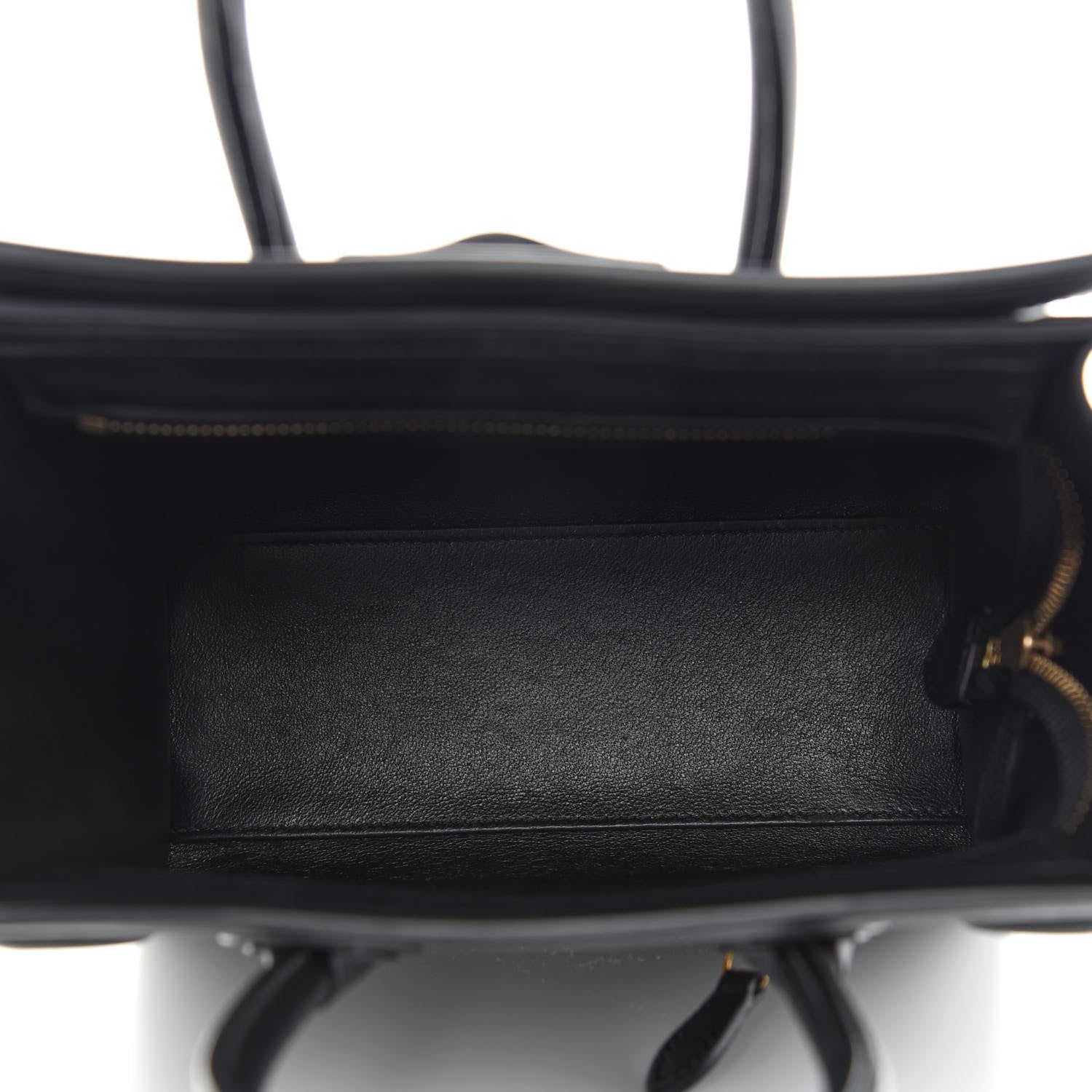 Celine Smooth Calfskin Nano Luggage Black 5 of 11