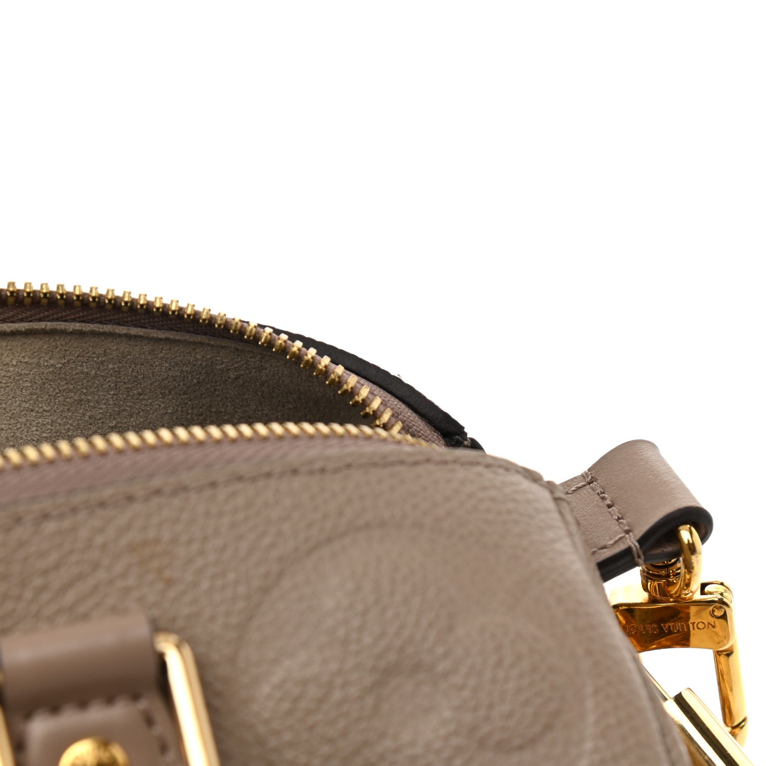 Louis Vuitton Empreinte Monogram Giant Speedy Bandouliere 25 Tourterelle 12 of 12