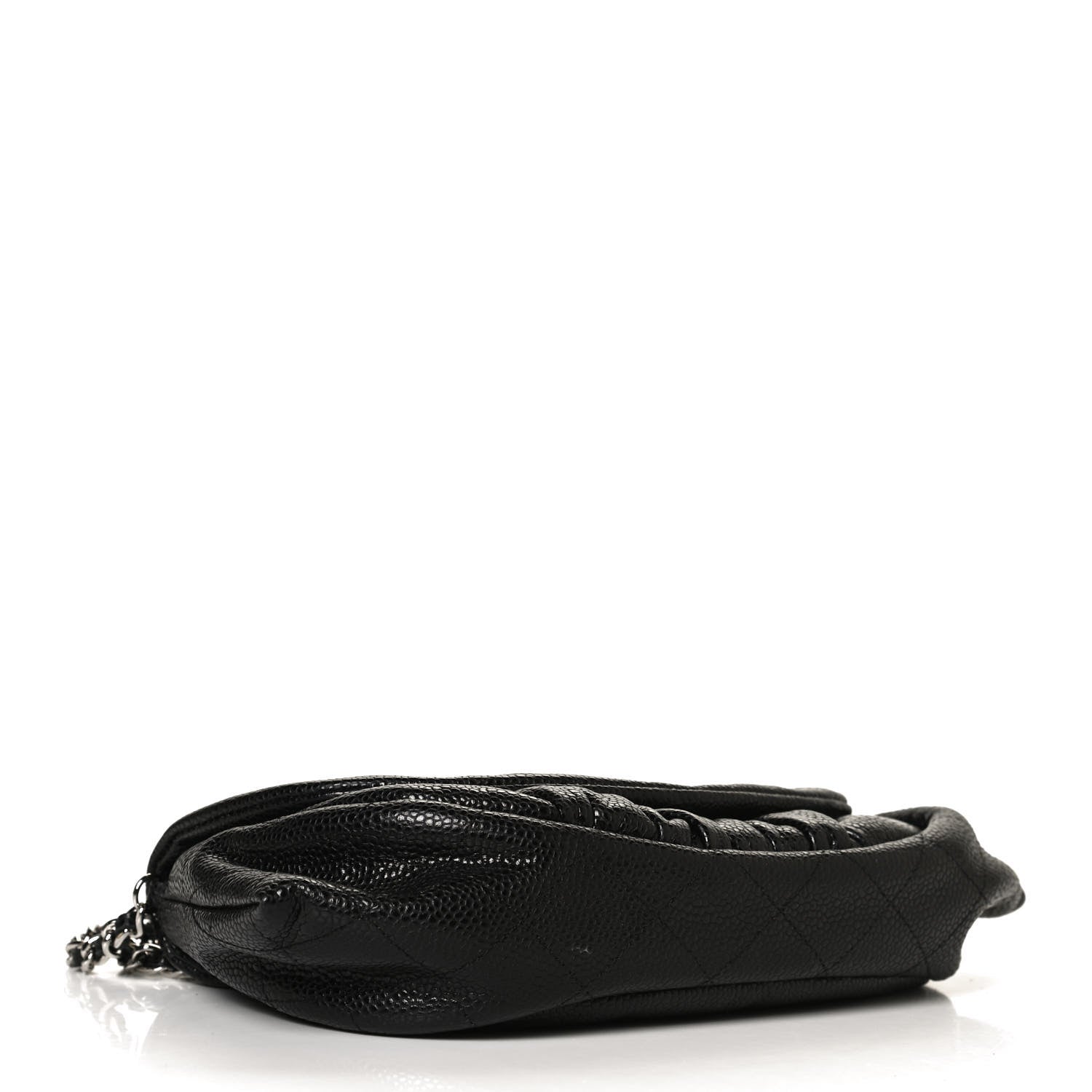 Chanel Caviar Half Moon Wallet On Chain WOC Black 4 of 13