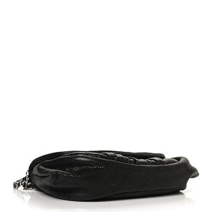 Chanel Caviar Half Moon Wallet On Chain WOC Black 4 of 13