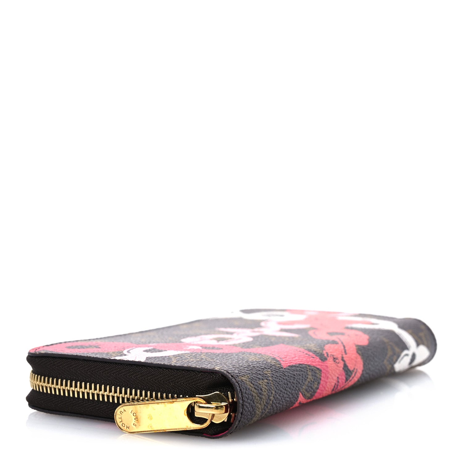 Louis Vuitton Monogram Bay Zippy Wallet Rose Ballerine Poppy 4 of 10