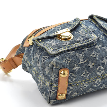 Louis Vuitton Monogram Denim Baggy PM Blue 5 of 8