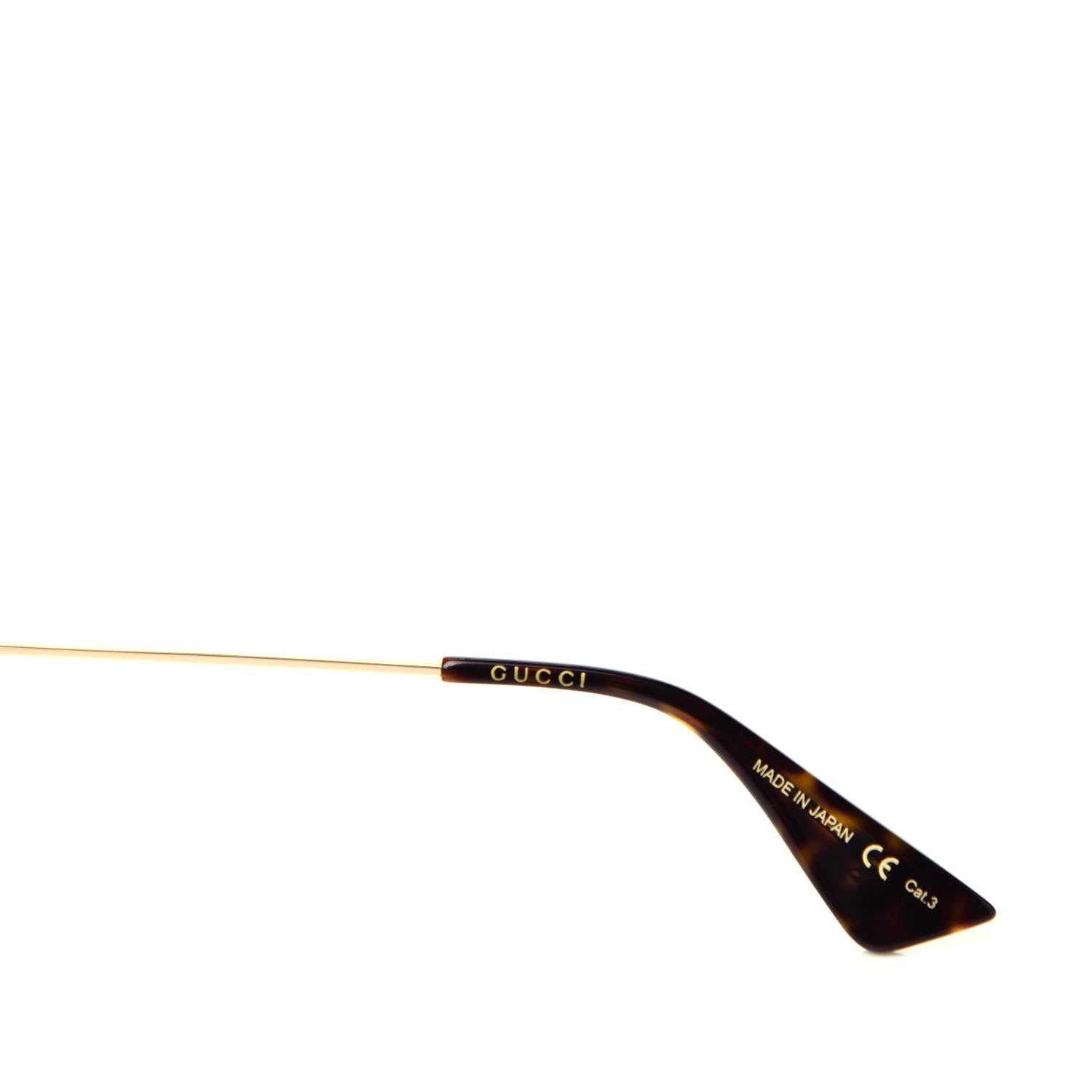 Gucci Web Aviator Sunglasses GG0062S Green Red 5 of 8