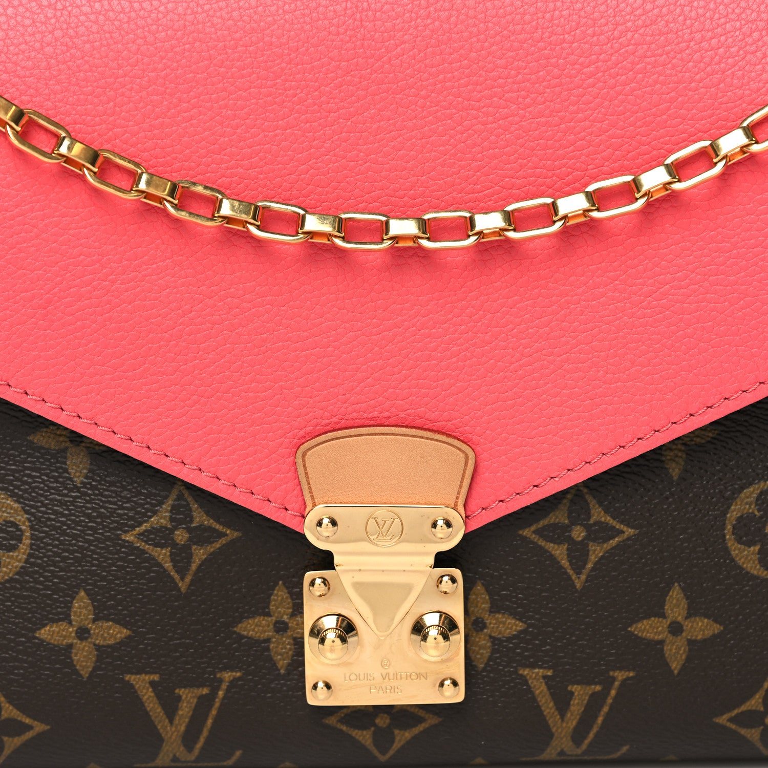 Louis Vuitton Monogram Pallas Chain Rose Litchi 10 of 12