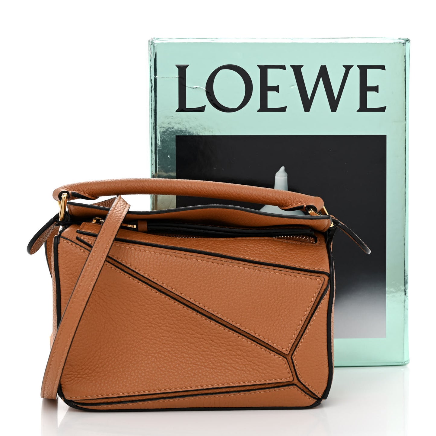Calfskin Mini Puzzle Bag Tan
