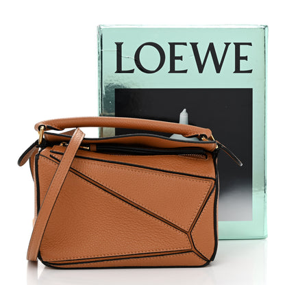 Loewe Calfskin Mini Puzzle Bag Tan 11 of 11