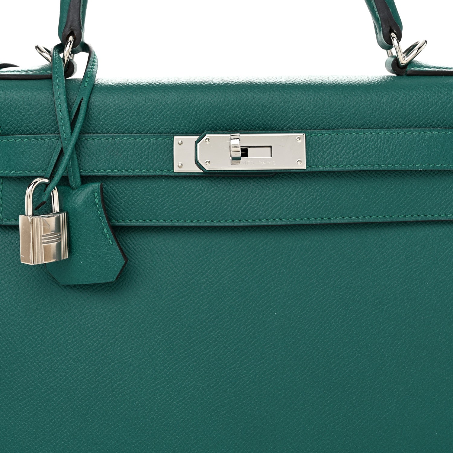 Hermes Epsom Kelly Sellier 28 Malachite 8 of 11