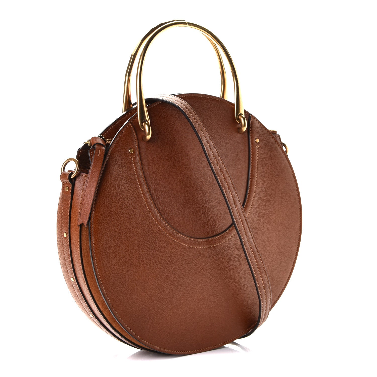 Chloe Calfskin Suede Raffia Medium Pixie Bag Caramel 3 of 8