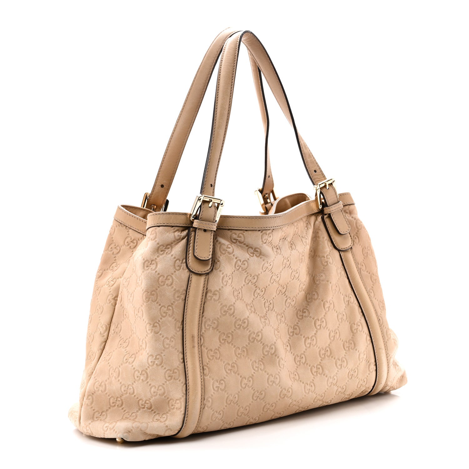 Gucci Guccissima Medium Britt Tote Beige 3 of 10