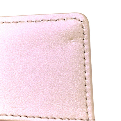 Chanel Iridescent Calfskin Quilted Classic 4 Key Holder Wallet Pink 12 of 13