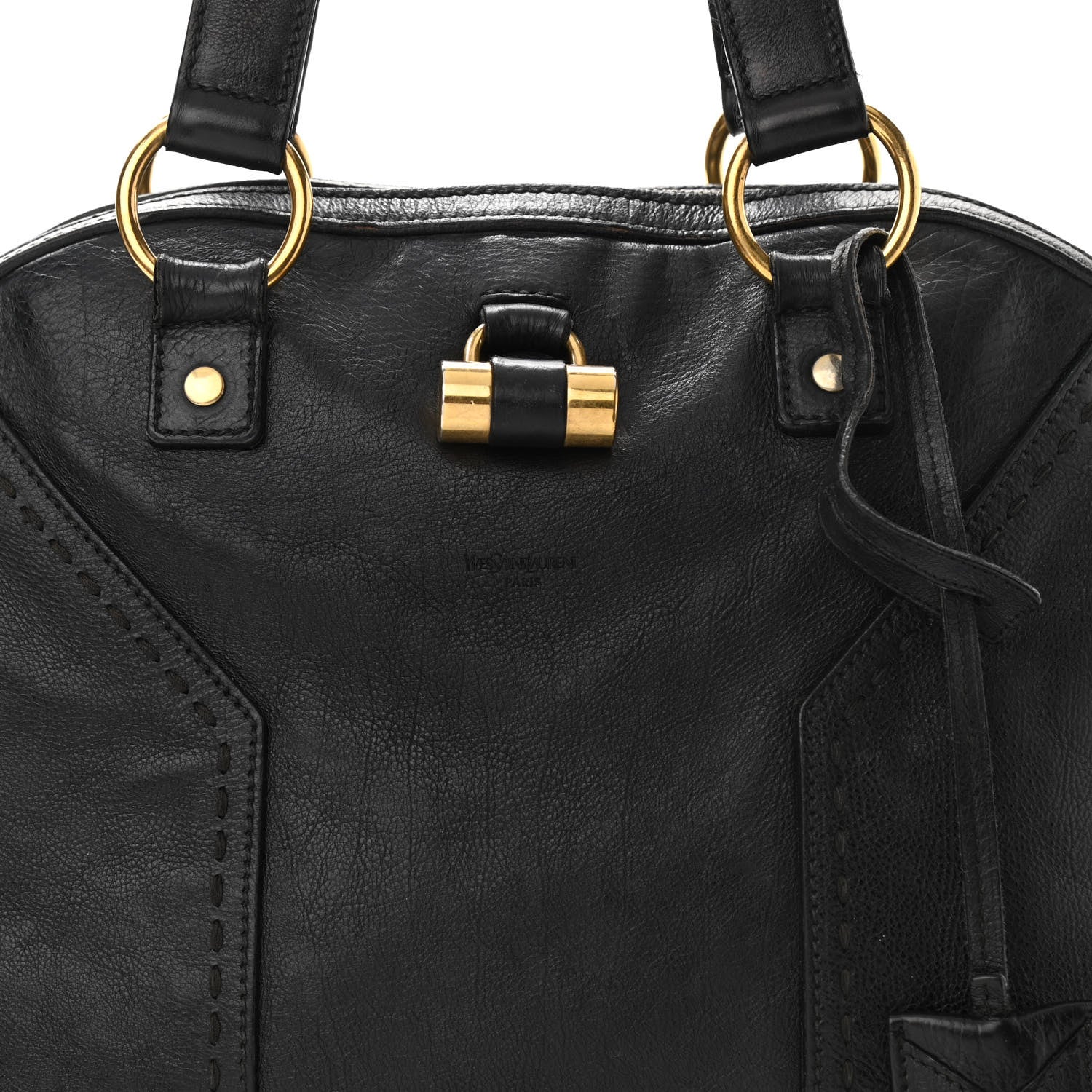 Saint Laurent Calfskin Large Muse Black 7 of 13