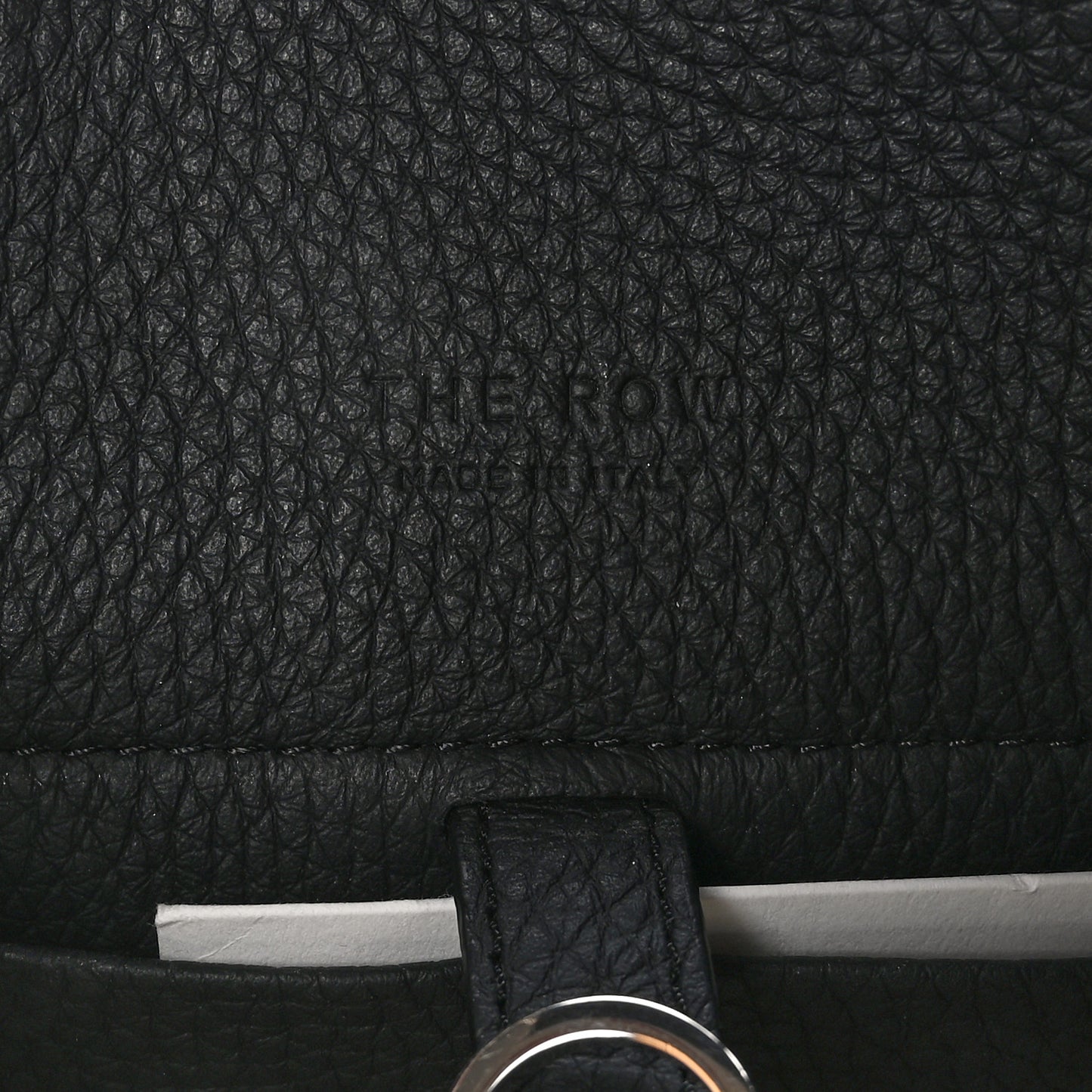 Grained Calfskin Soft Margaux 10 Bag Black