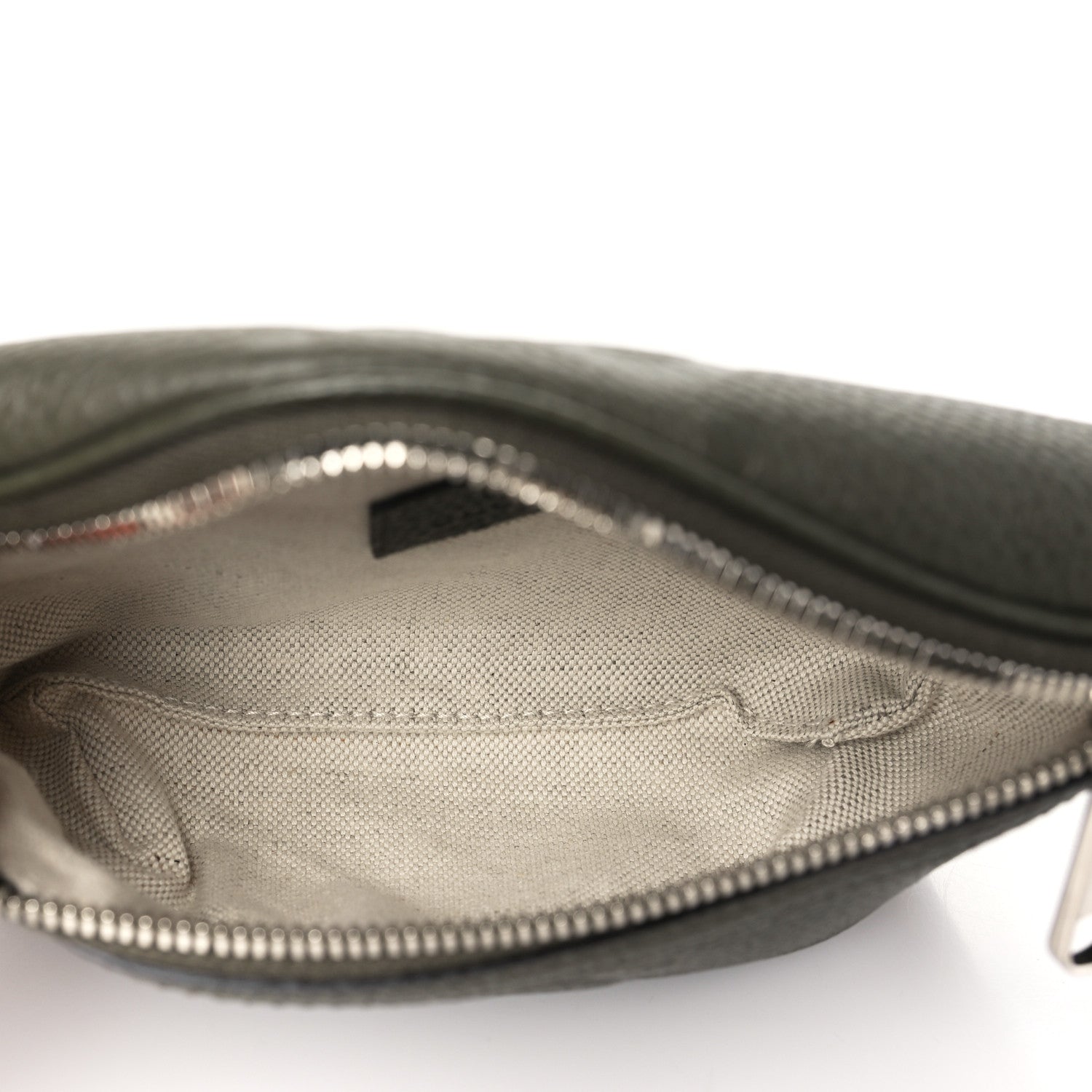 Gucci Piuma Calfskin Jumbo GG Embossed Small Belt Bag Dark Green 5 of 10