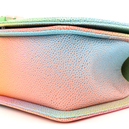 Chanel Caviar Quilted Medium Cuba Rainbow Boy Flap Multicolor 10 of 10