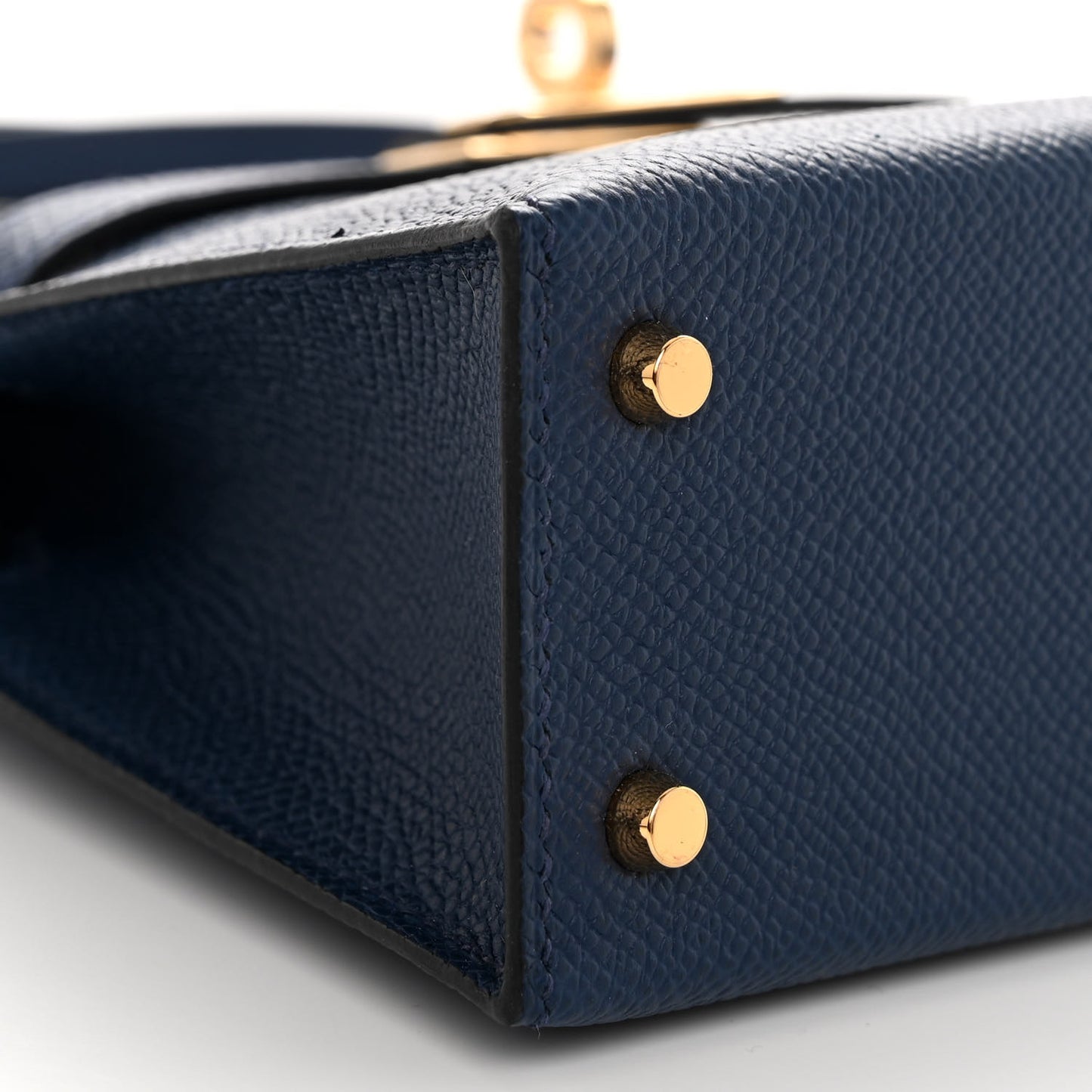 Epsom Mini Kelly Sellier 20 Bleu Navy