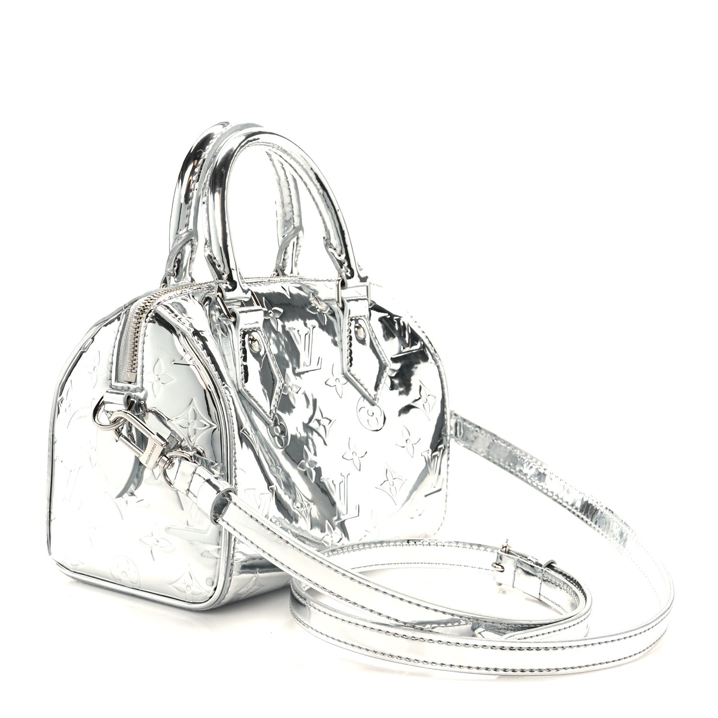 Monogram Miroir Speedy Bandouliere 20 Silver
