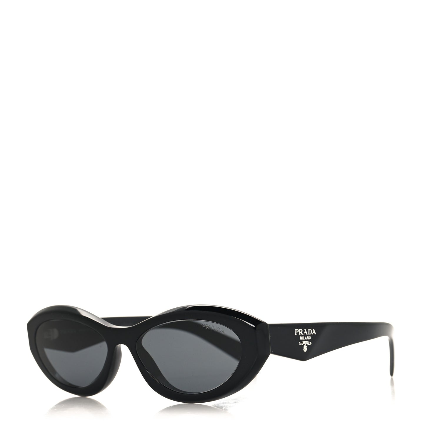 Acetate Oval Sunglasses SPR 26Z Black