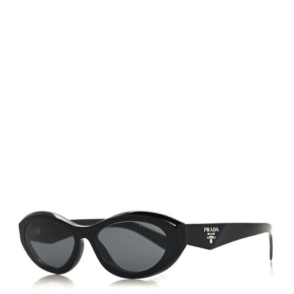 Prada Acetate Oval Sunglasses SPR 26Z Black 1 of 7