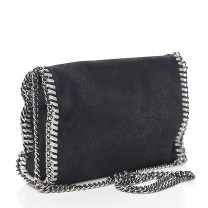 Stella McCartney Shaggy Deer Mini Falabella Black 3 of 11