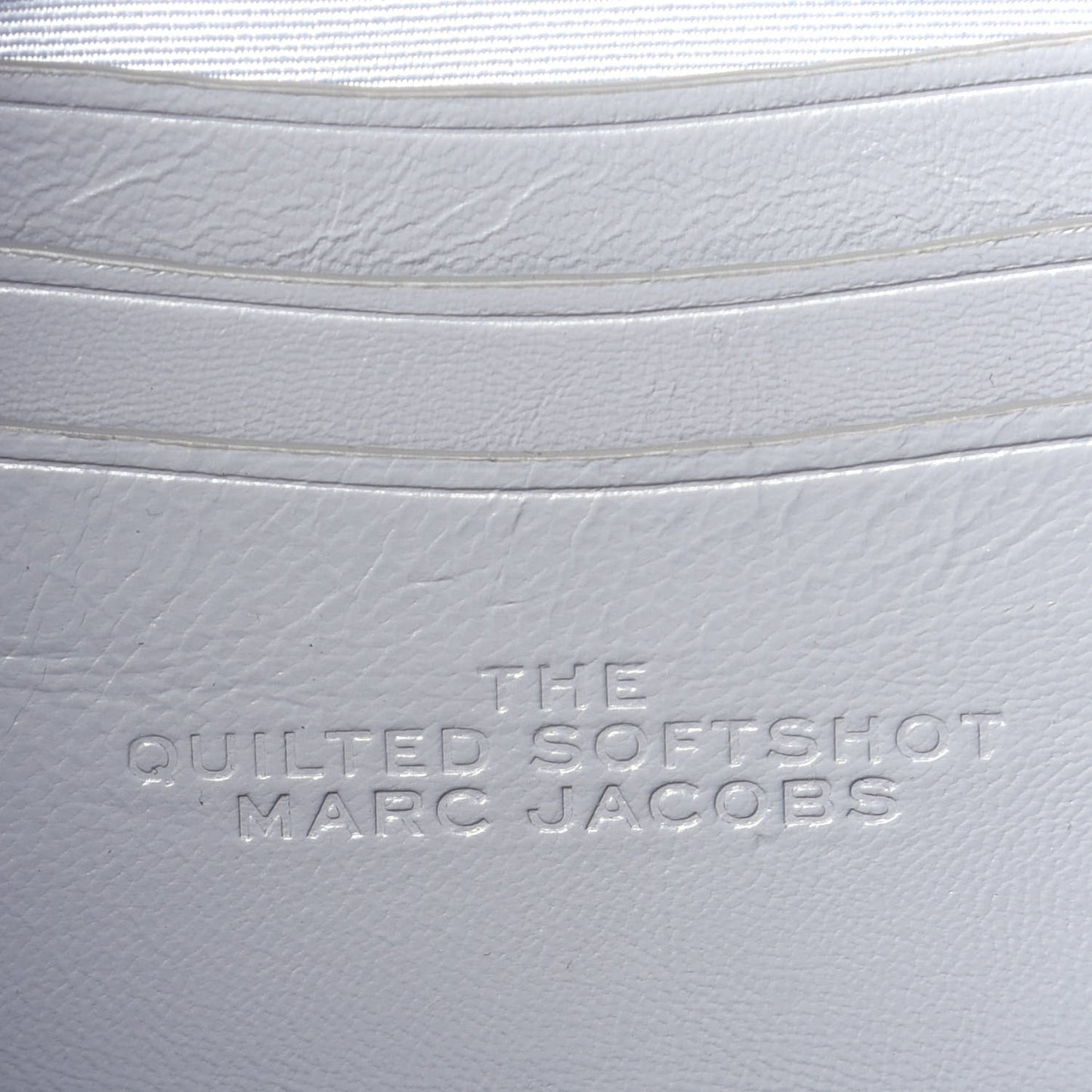 Natural Grain Calfskin Quilted The Softshot 21 Bag Grey