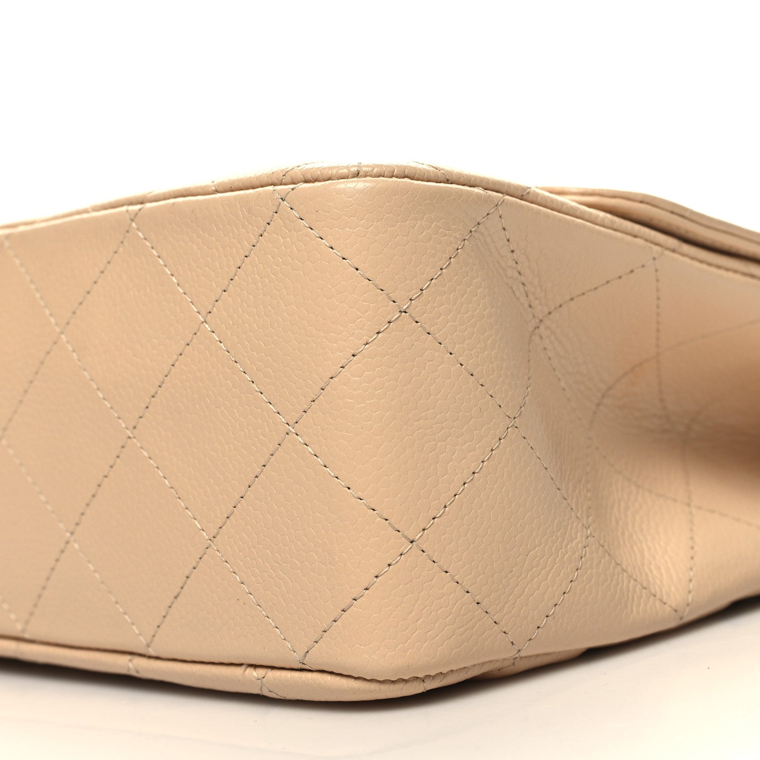 Chanel Caviar Quilted Jumbo Single Flap Beige 10 of 10