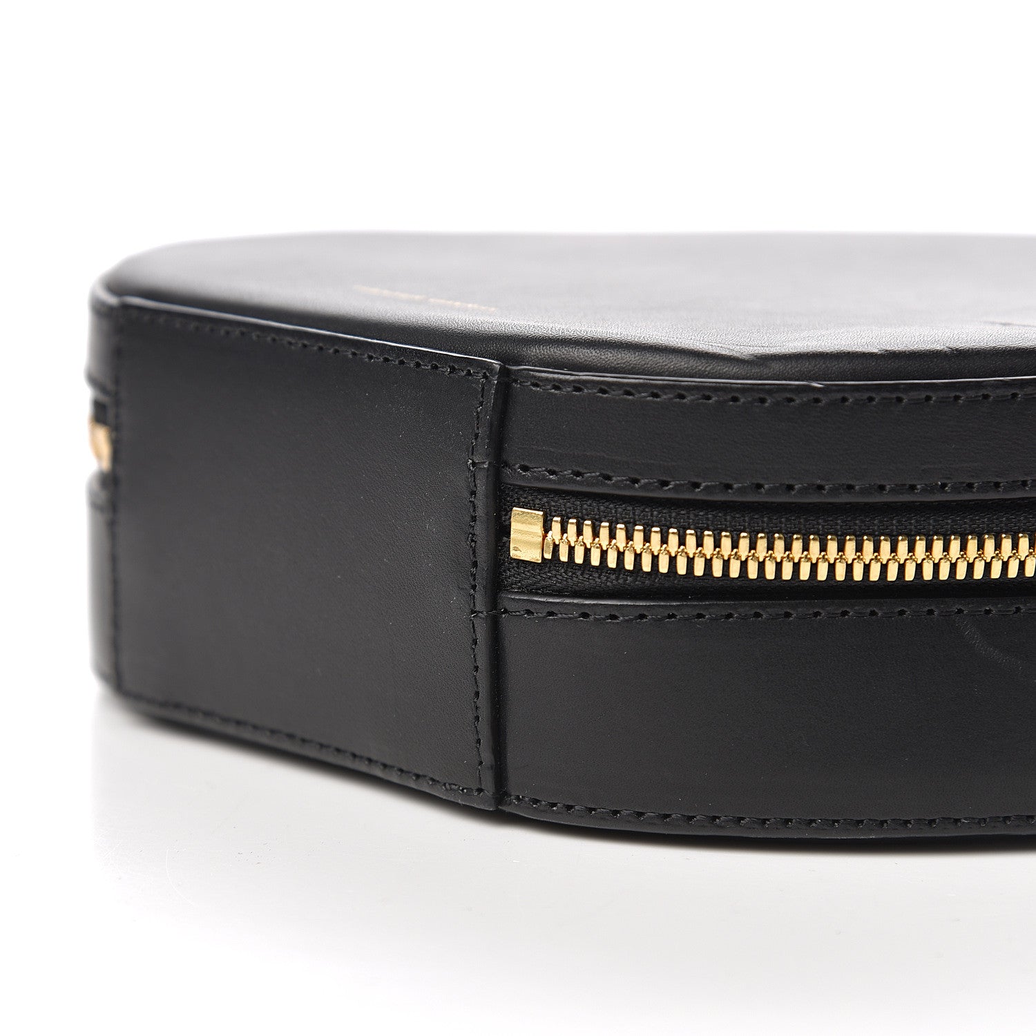 Mansur Gavriel Calfskin Circle Crossbody Bag Black 8 of 9