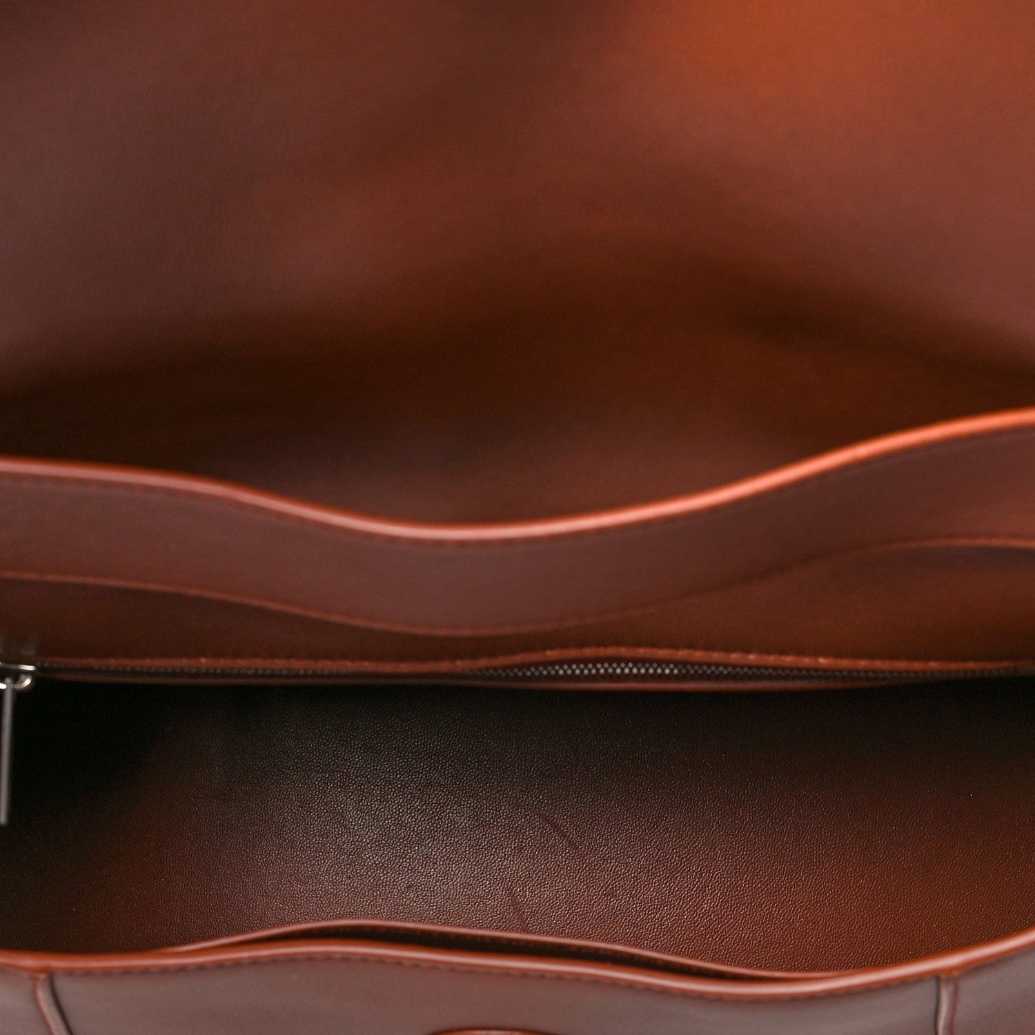 Balenciaga Semi Shiny Smooth Calfskin M Downtown Shoulder Bag Dark Tan 5 of 13