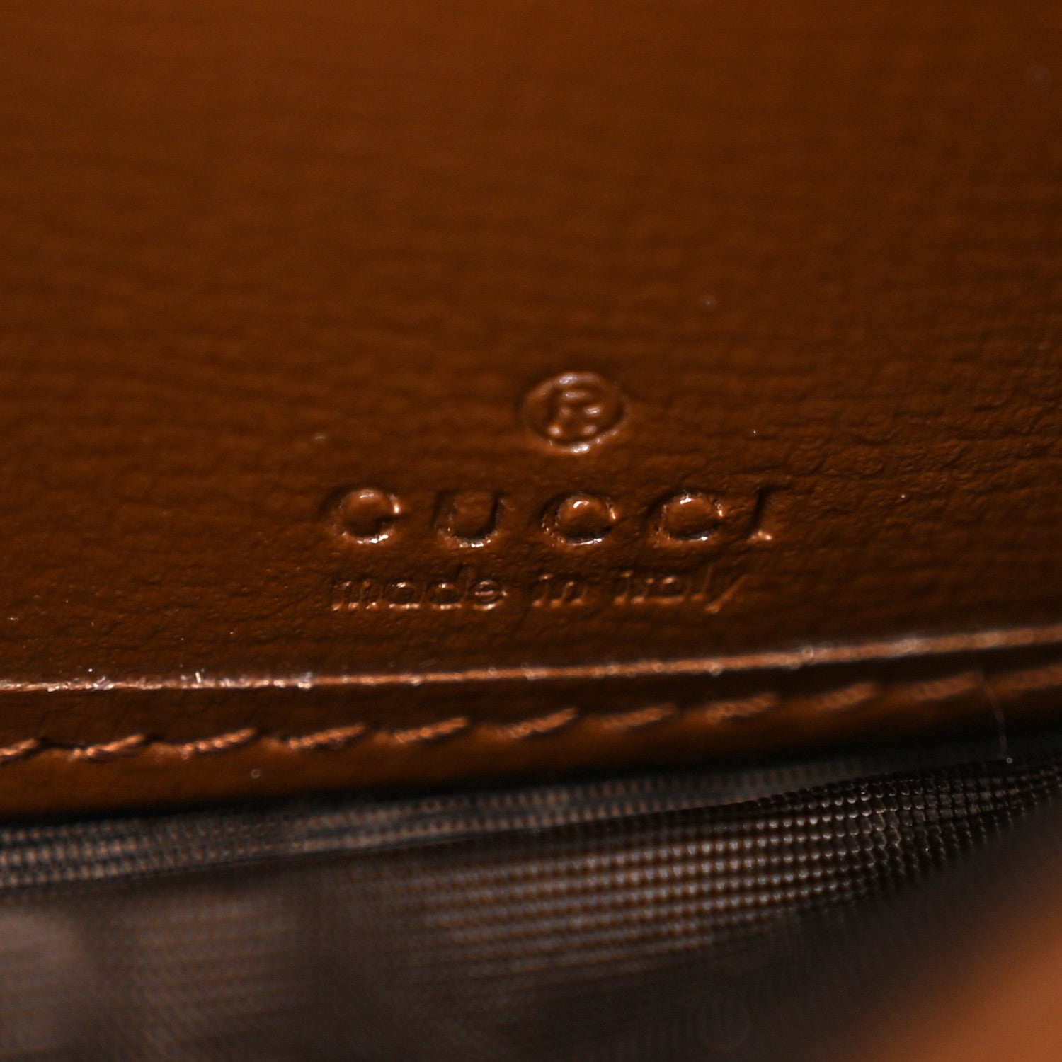 Gucci GG Supreme Monogram Azalea Calfskin Web Jackie 1961 Chain Wallet Beige Ebony Brown Sugar 6 of 10