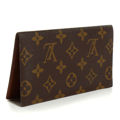 Louis Vuitton Monogram Simple Checkbook Holder Wallet 3 of 7