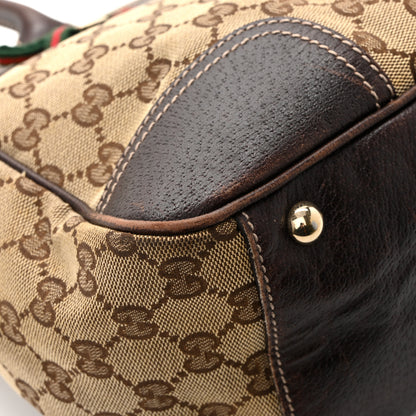 Gucci Monogram Medium Princy Tote Dark Brown 15 of 17