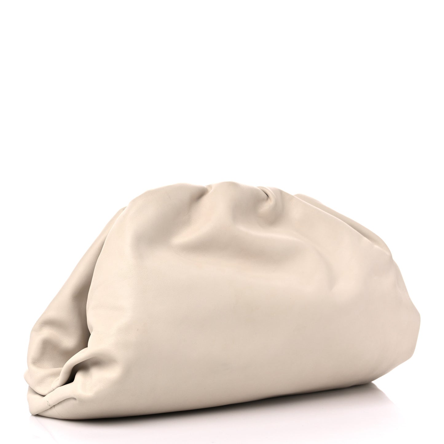Smooth Butter Calf The Pouch Oversized Clutch Plaster
