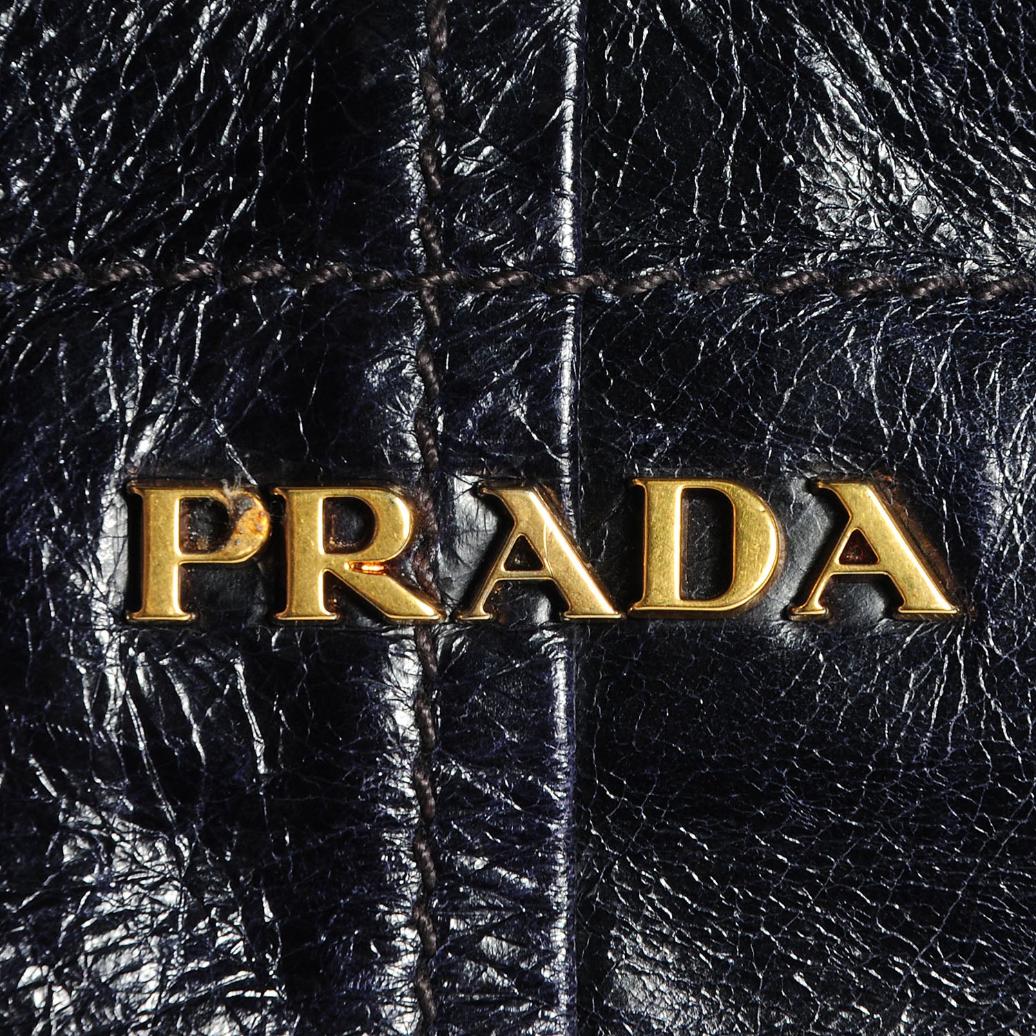 Prada Vitello Shine Tote Zaffiro 5 of 9