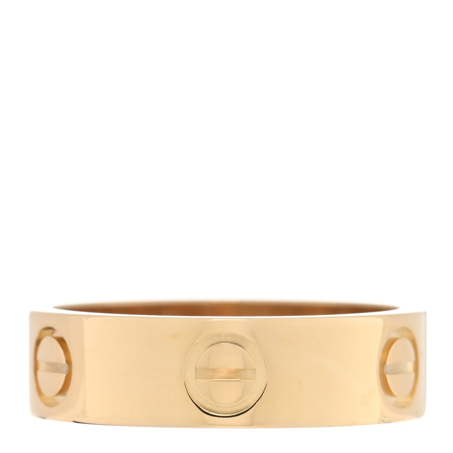 18K Yellow Gold 5.5mm LOVE Ring 55 7.25