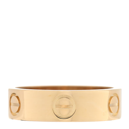 Cartier 18K Yellow Gold 5.5mm LOVE Ring 55 7.25 3 of 5