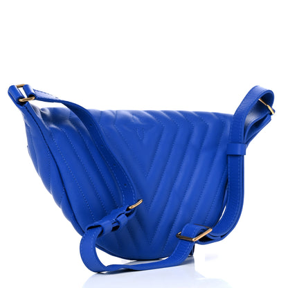 Louis Vuitton Calfskin New Wave Bumbag Blue Neon 3 of 10