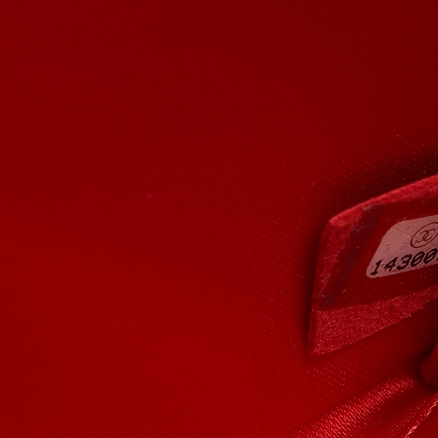 Lambskin Quilted Chain Clutch Flap Red