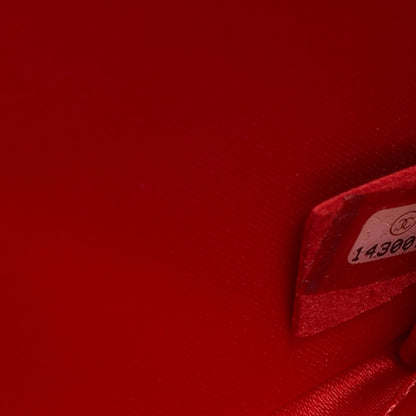 Chanel Lambskin Quilted Chain Clutch Flap Red 7 of 16