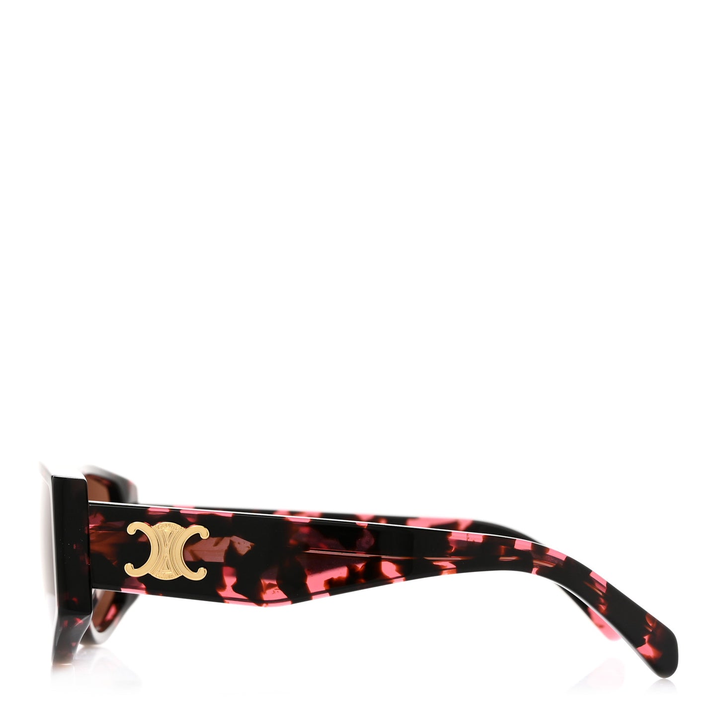 Acetate Triomphe Sunglasses CL40227U Pink Havana