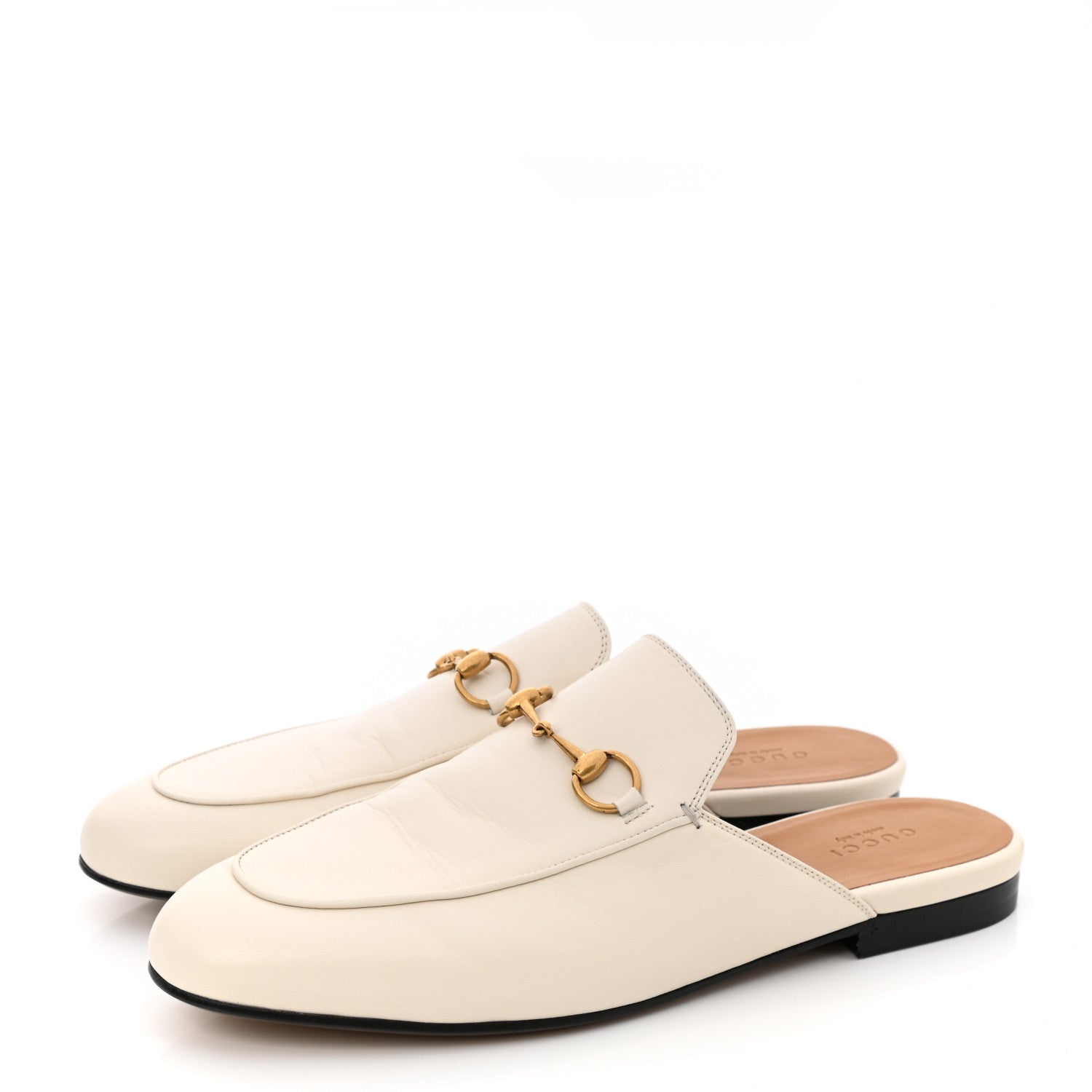 Gucci Malaga Kid Womens Princetown Slippers 40 Mystic White 3 of 10