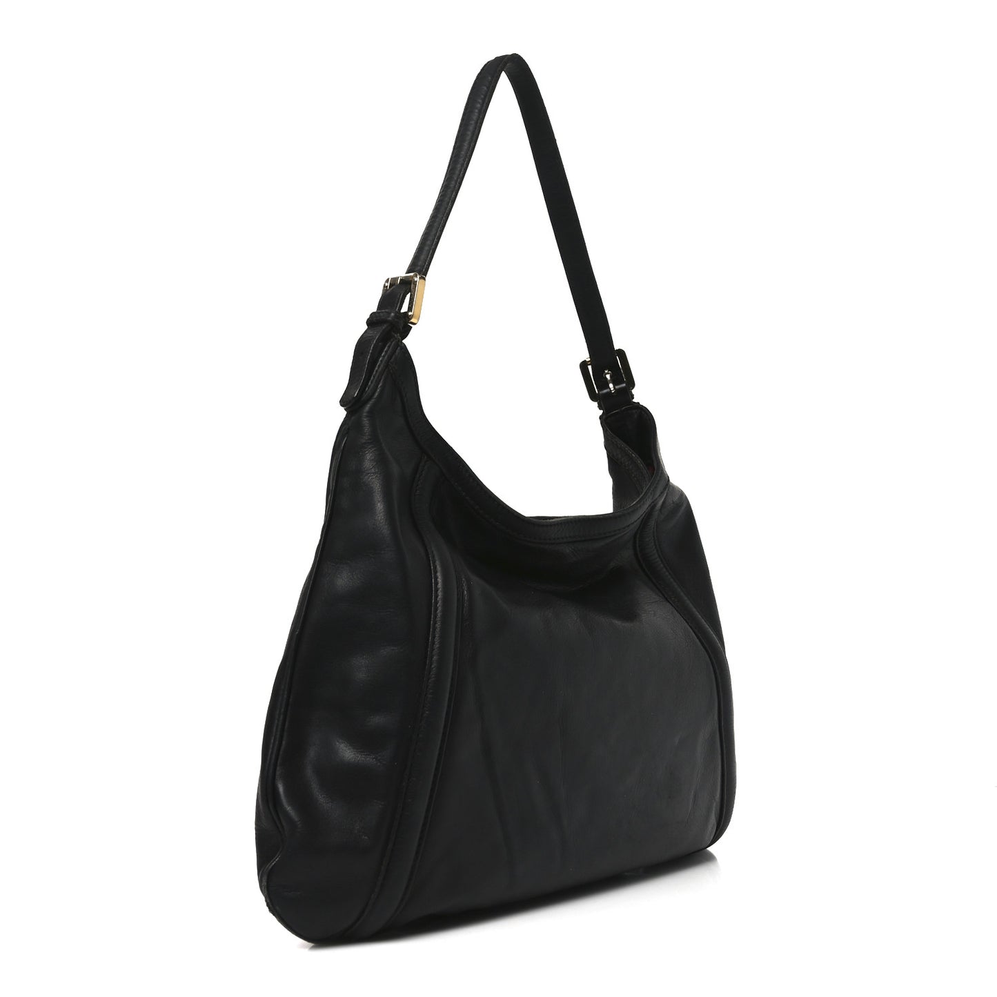 Calfskin Medium Britt Hobo Black