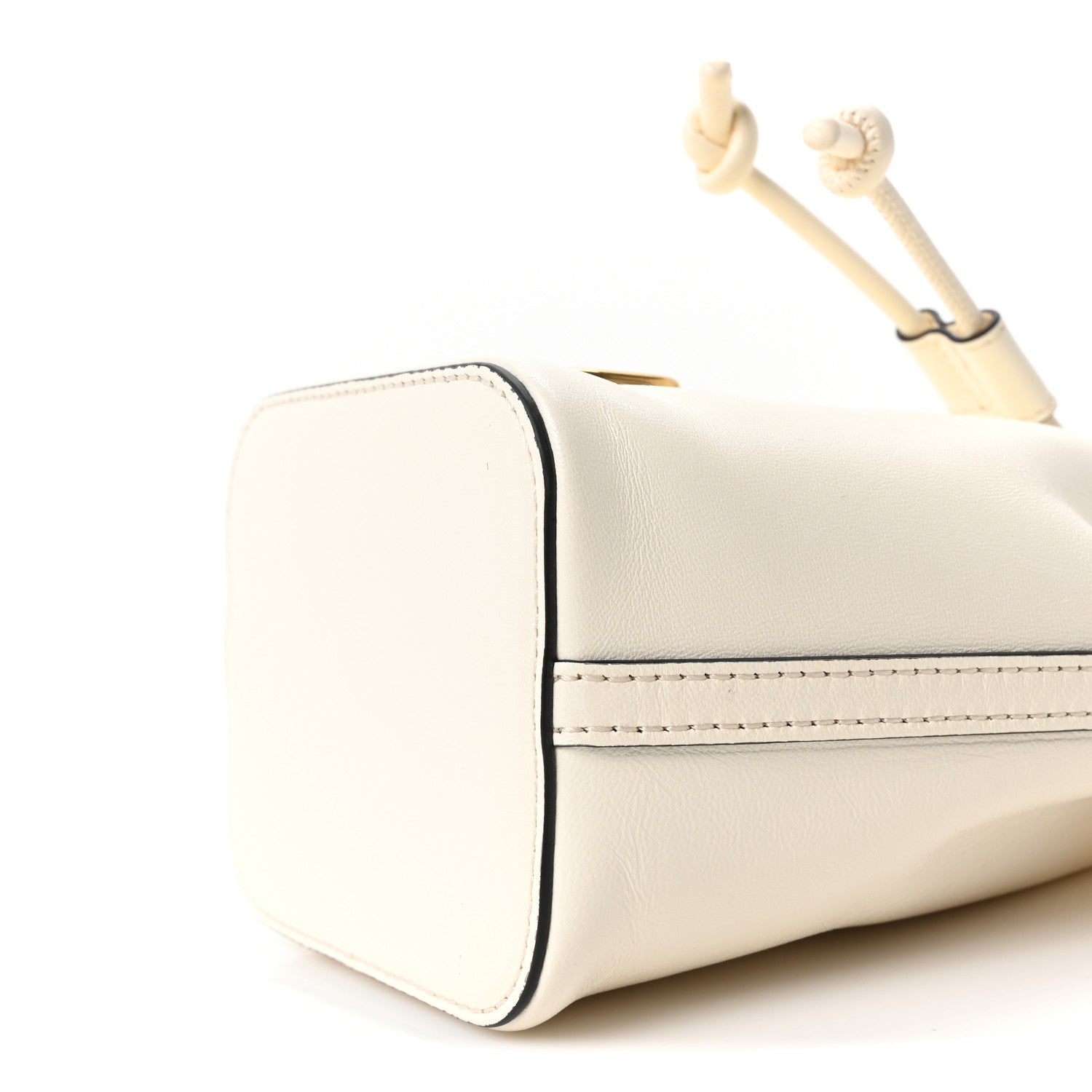 Valentino Garavani Nappa Mini VLogo Signature Bucket Bag Light Ivory 9 of 9