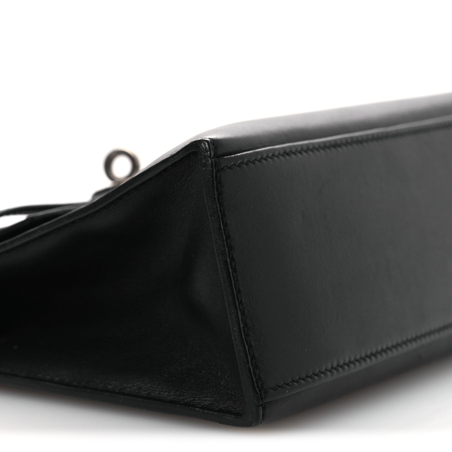 Hermes Evercalf Kelly Pochette Clutch Black 9 of 12