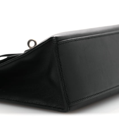 Hermes Evercalf Kelly Pochette Clutch Black 9 of 12