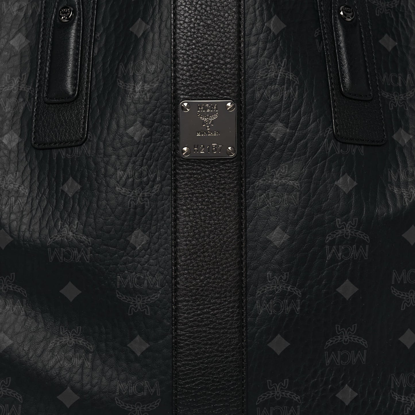 Visetos Medium Liz Reversible Shopper Tote Black